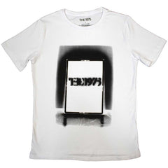 The 1975 Ladyfit T-Shirt - Black Tour  - White Official Licensed Design