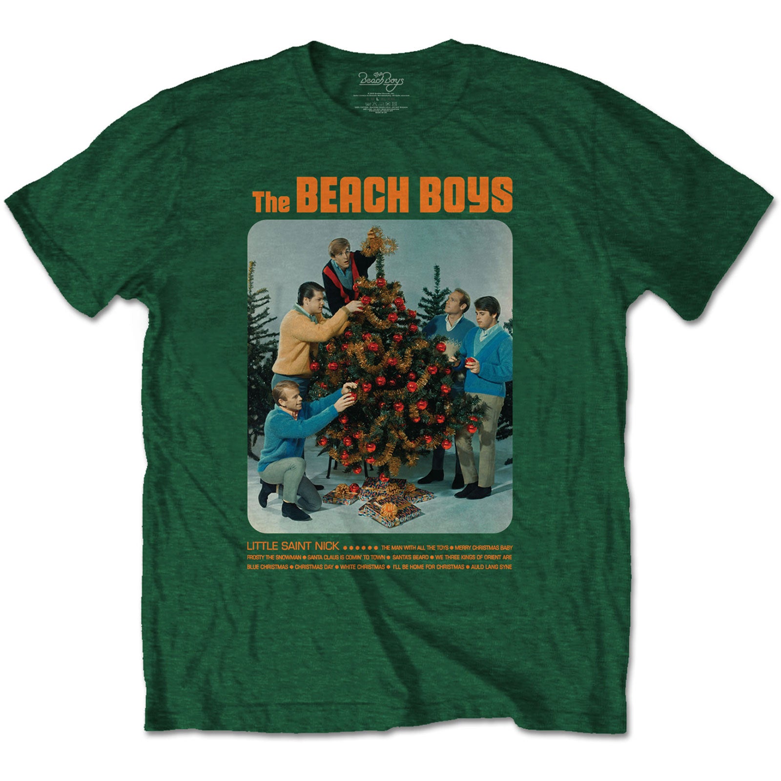 The Beach Boys Christmas T-Shirt - Christmas Album - Unisex Official Licensed Design