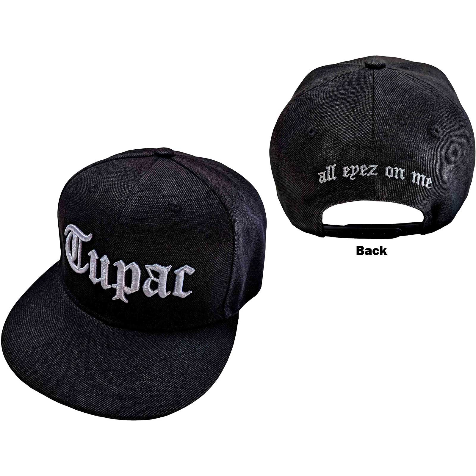 Casquette Snapback unisexe Tupac - All Eyez - Produit officiel