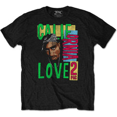 Tupac Unisex T-Shirt – California Love – Unisex, offizielles Lizenzdesign
