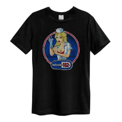T-shirt unisexe Blink-182 - Lavement de l'État - Design officiel noir vintage amplifié