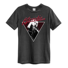 Blondie Unisex T-Shirt - Blondie '74 - Amplified Vintage Charcoal Official Design