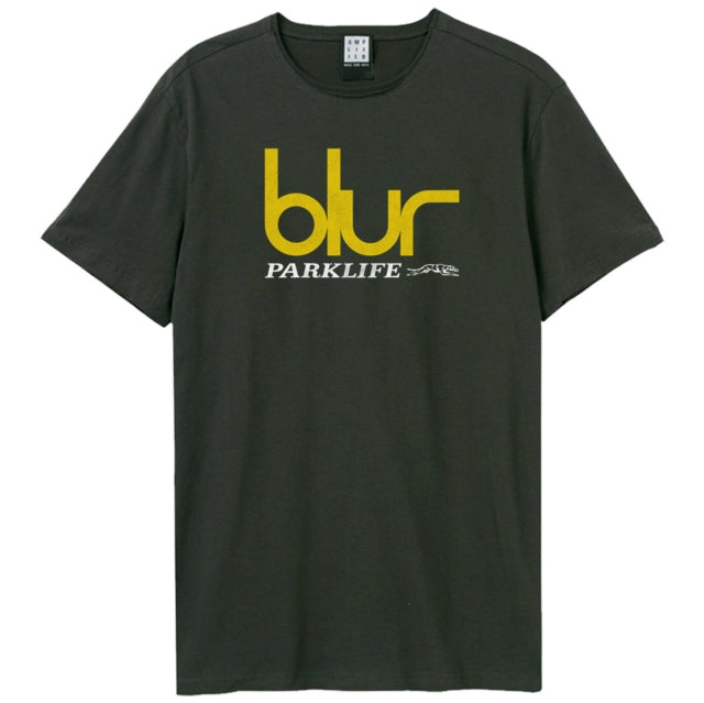 Blur Unisex T-Shirt – Parklife – Amplified Vintage Charcoal Offizielles Design