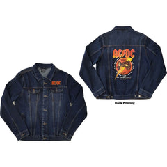 AC/DC Denim Jacket - Classic About to Rock Official Licensed Design - Worldwide Shipping