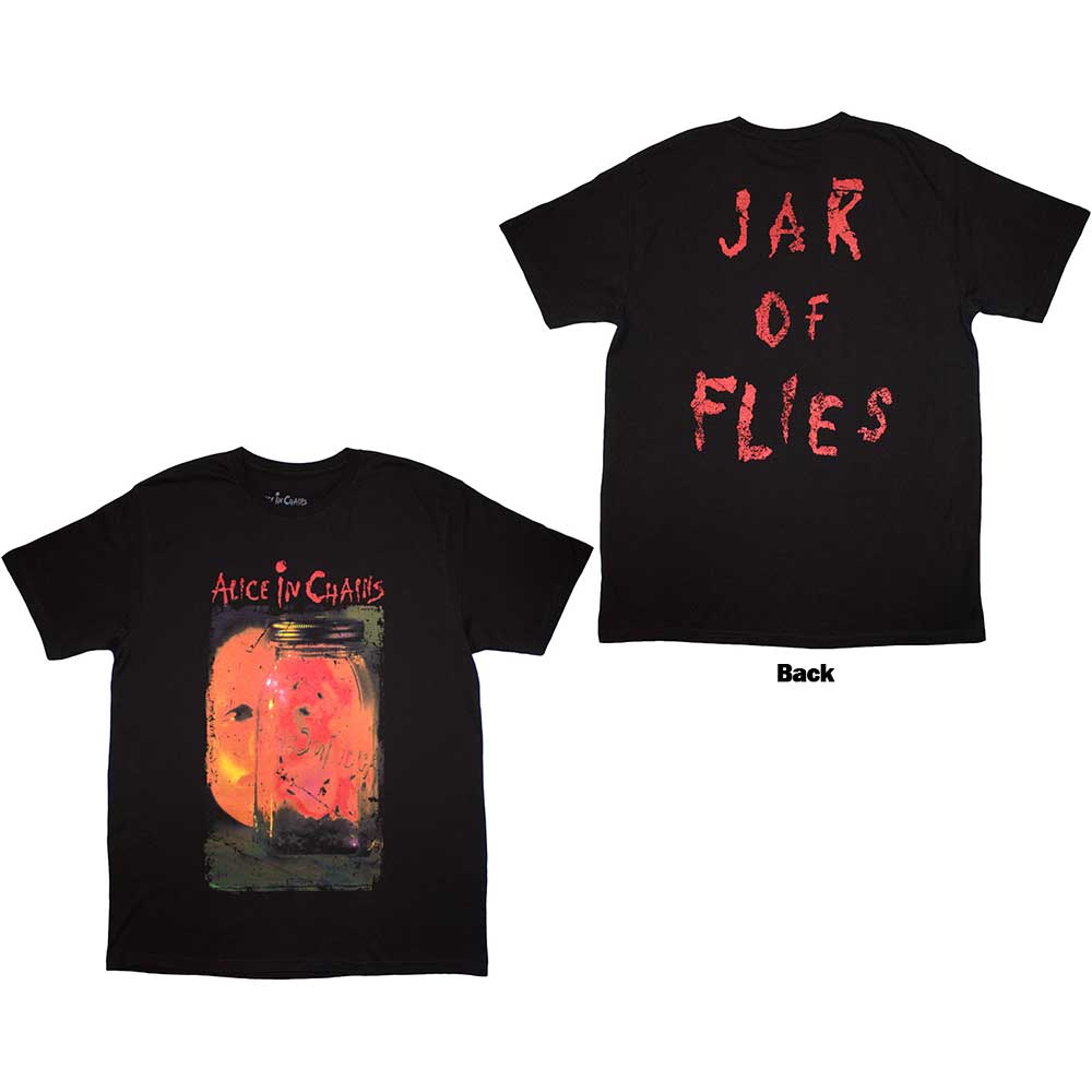 Alice in Chains T-Shirt - Jar of Flies (Back Print)- Unisex Official Licensed Design