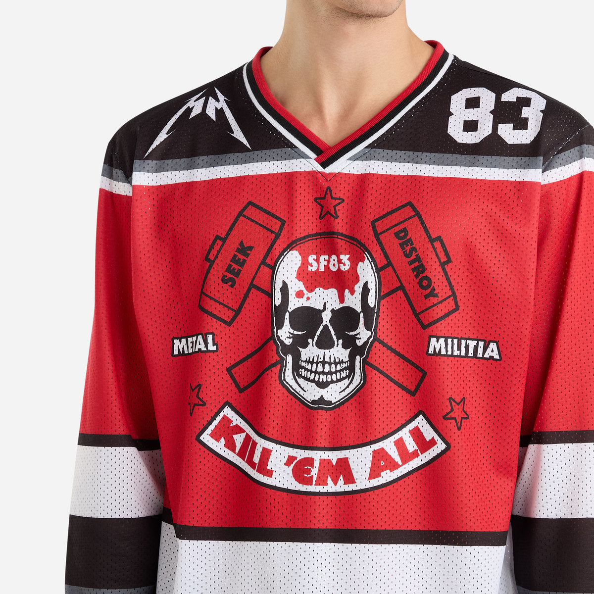 Amplified Metallica Hockey Jersey - Official Licensed Product