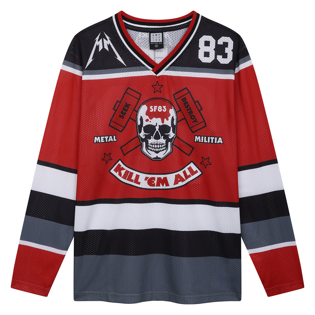 Amplified Metallica Hockey Jersey - Official Licensed Product