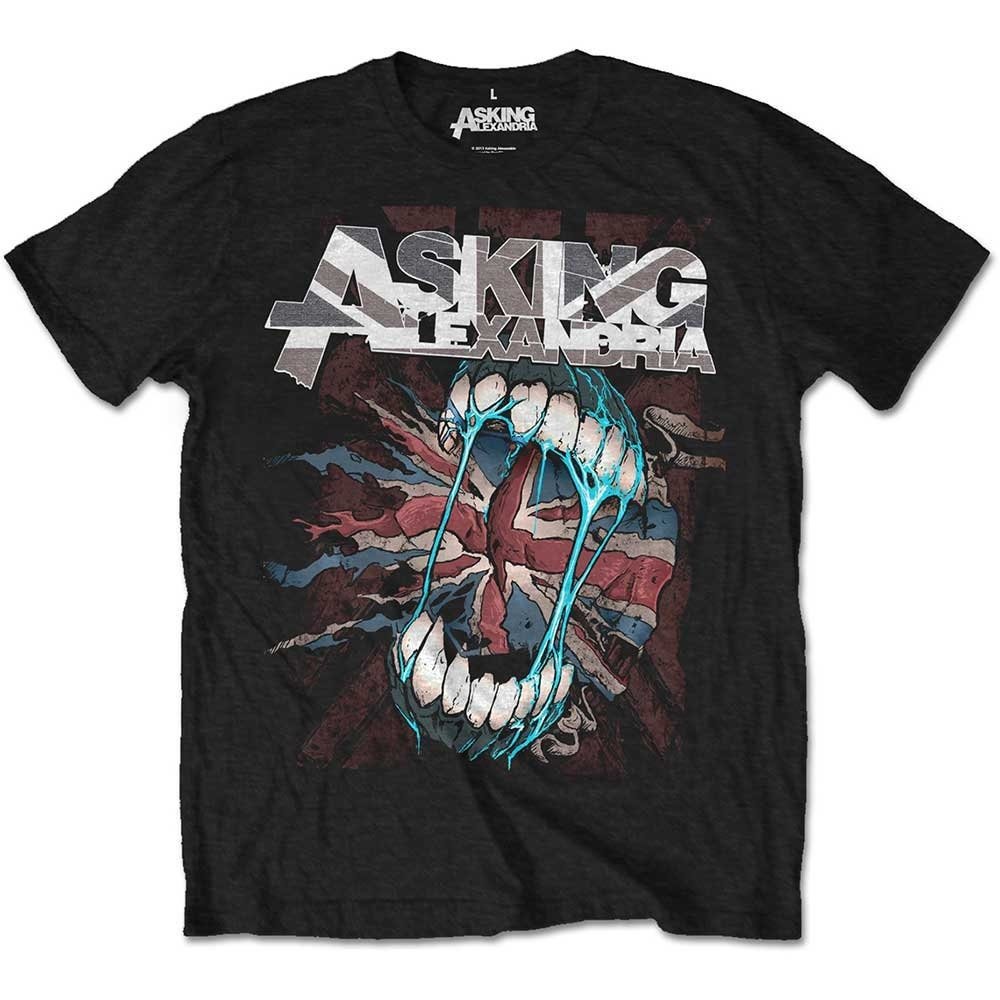 Asking Alexandria T-Shirt - Flag Eater - Unisex Official Licensed Design - Worldwide Shipping