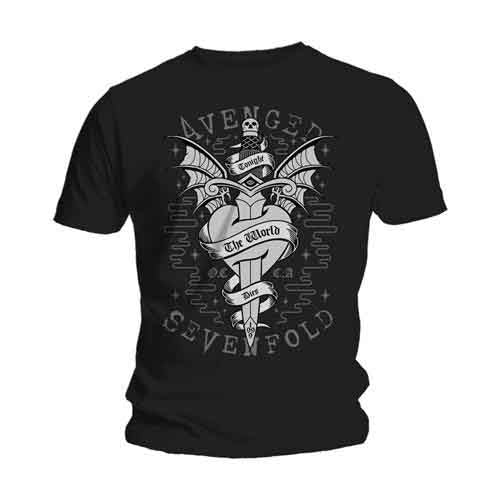 T-shirt unisexe Avenged Sevenfold - Buried Alive Tour 2012 (Back Print) - T-shirt sous licence officielle - Expédition mondiale