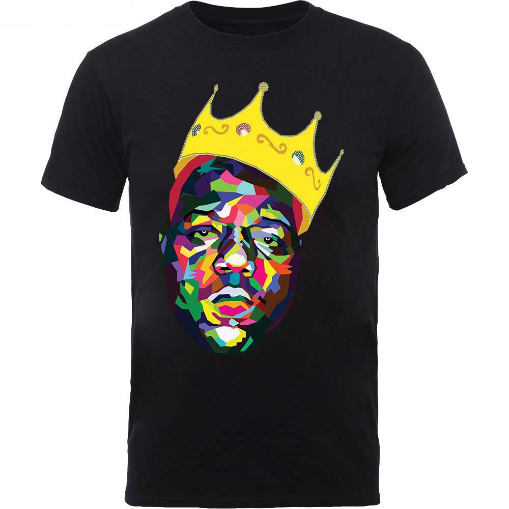 T-shirt pour enfants Biggie Smalls - Couronne - Noir Design sous licence officielle