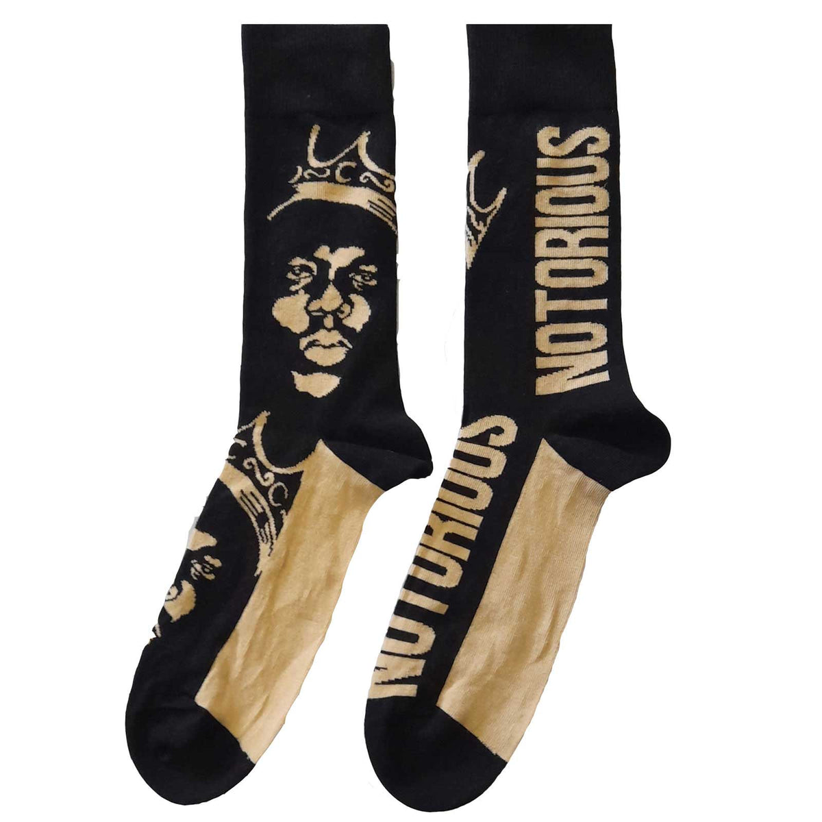 Biggie Smalls Unisex Ankle Socks - Gold Crown (UK Size 7-11)