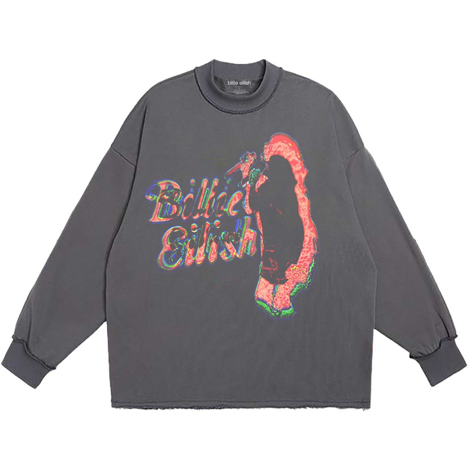 Billie Eilish Unisex Long sleeve T-Shirt - Neon- Official Licensed Design