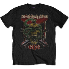 Black Sabbath Adult T-Shirt - Bloody Sabbath 666  - Official Licensed Design - Worldwide Shipping