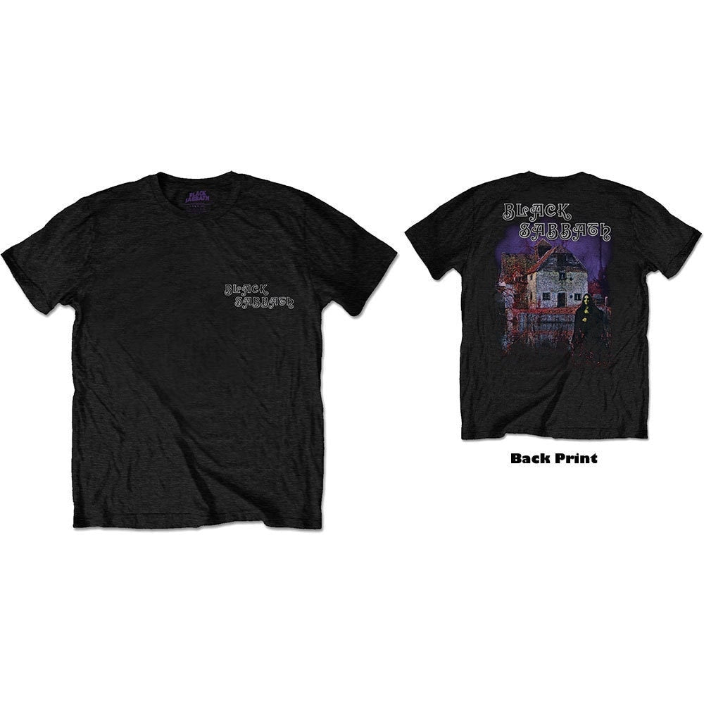 T-shirt pour adulte Black Sabbath – Premier album (impression au dos) – Design sous licence officielle – Expédition dans le monde entier