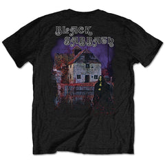 T-shirt pour adulte Black Sabbath – Premier album (impression au dos) – Design sous licence officielle – Expédition dans le monde entier