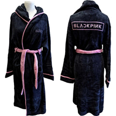 BlackPink Unisex Bathrobe - Logo - Black Official Licensed Music Design