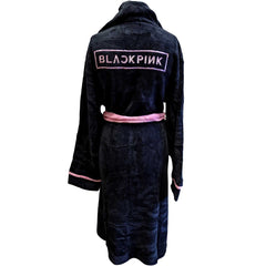 BlackPink Unisex Bathrobe - Logo - Black Official Licensed Music Design