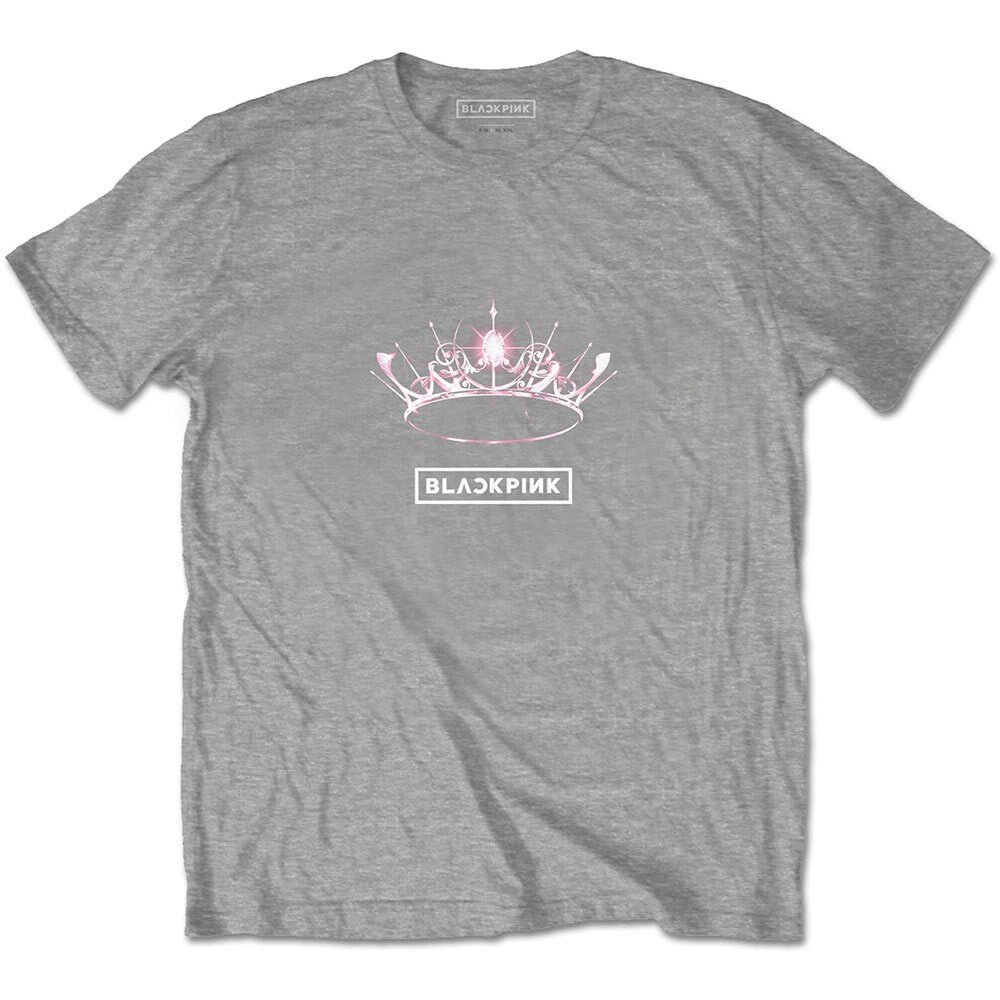 BlackPink Unisex-T-Shirt – The Album Crown (Rückendruck), offizielles Lizenzdesign – weltweiter Versand