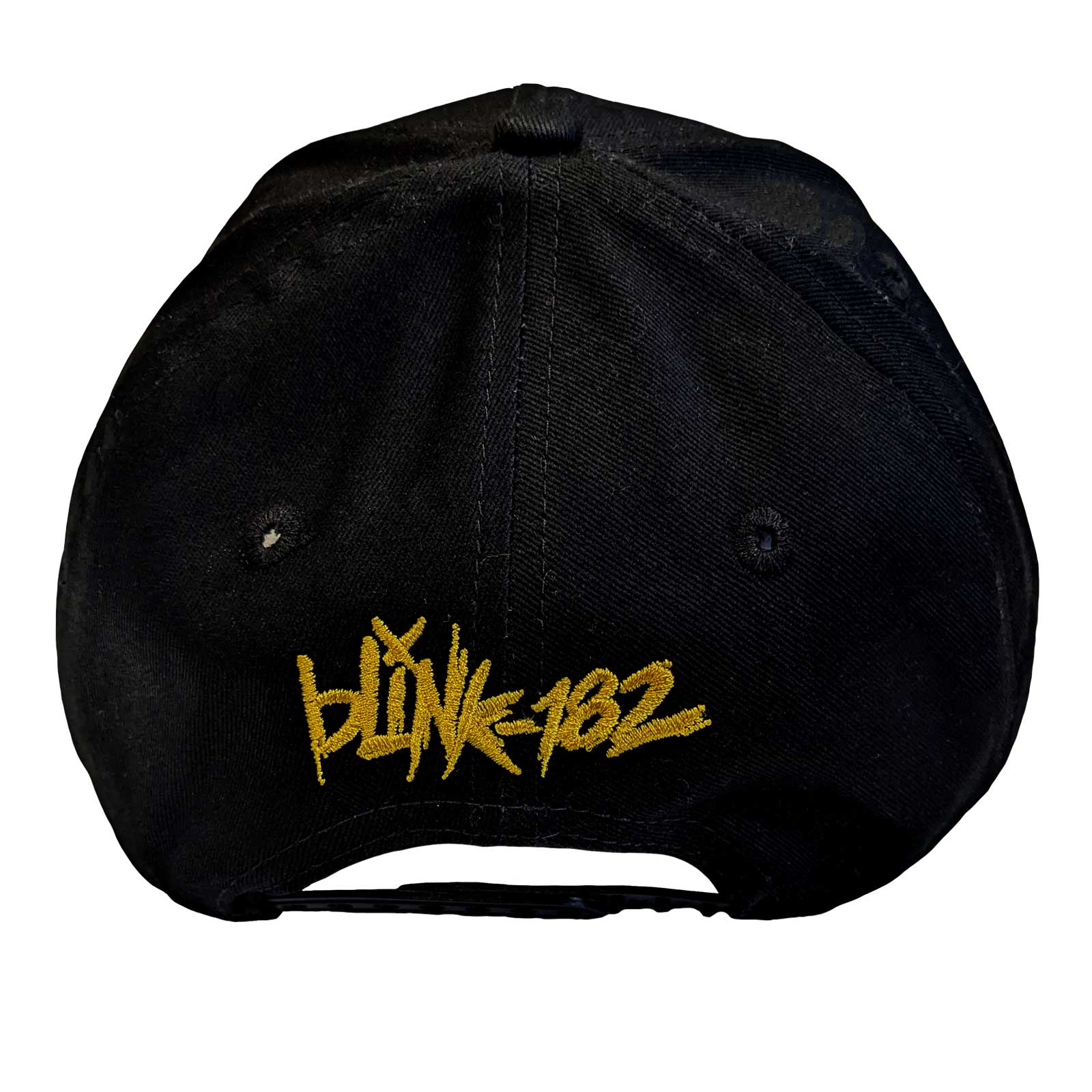 Casquette de baseball sous licence officielle Blink 182 - Jaune Six Arrow Smile