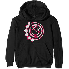 Blink 182 Unisex Pullover Hoodie - Six Arrow Smile - Black Unisex Official Licensed Design