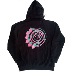 Blink 182 Sweat à capuche zippé unisexe - Double Six Arrow Smile - Conception sous licence officielle unisexe - Expédition dans le monde entier