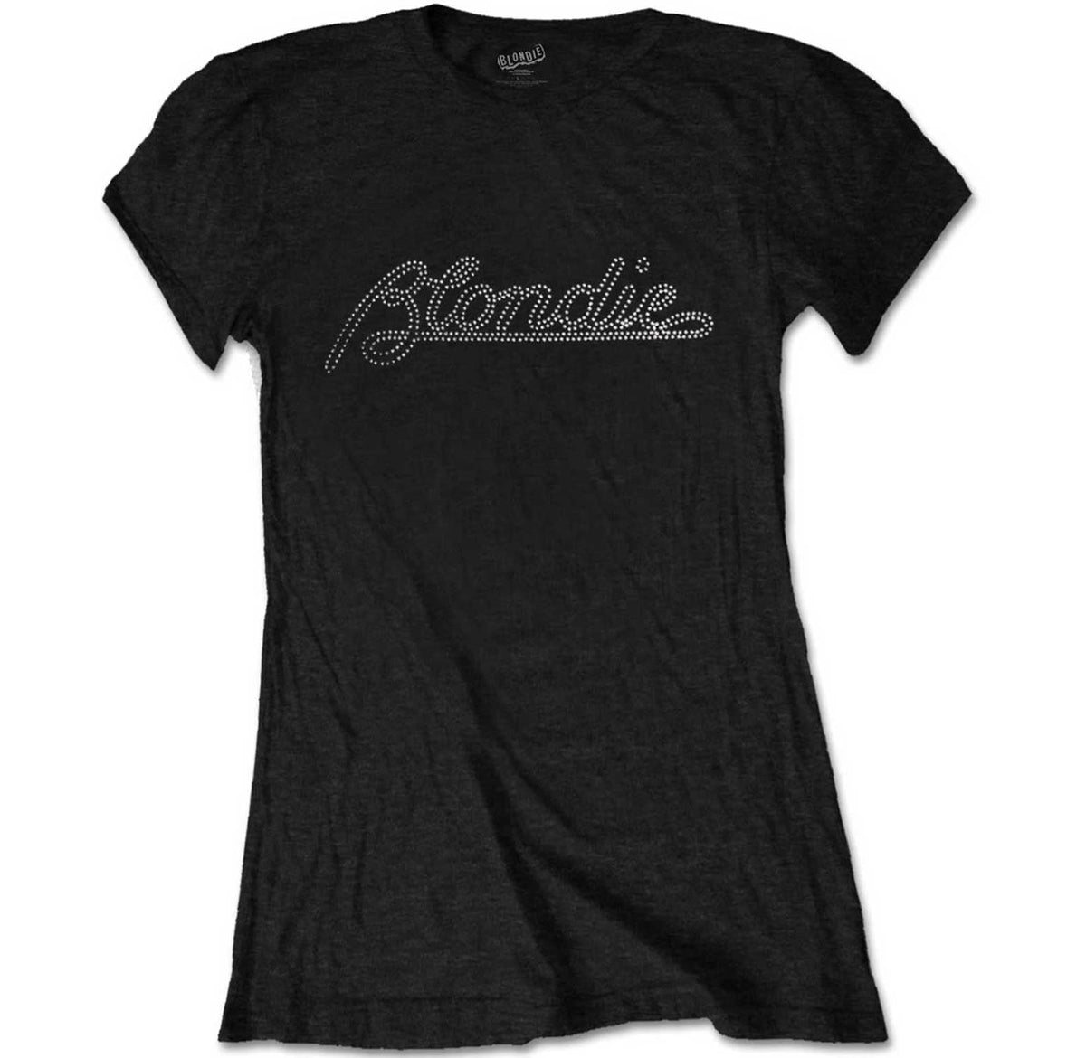 Blondie Ladies T-Shirt - Logo Diamante - Official Licensed Design