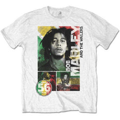 T-shirt Bob Marley - 56 Hope Road Rasta - Conception sous licence officielle unisexe - Expédition dans le monde entier