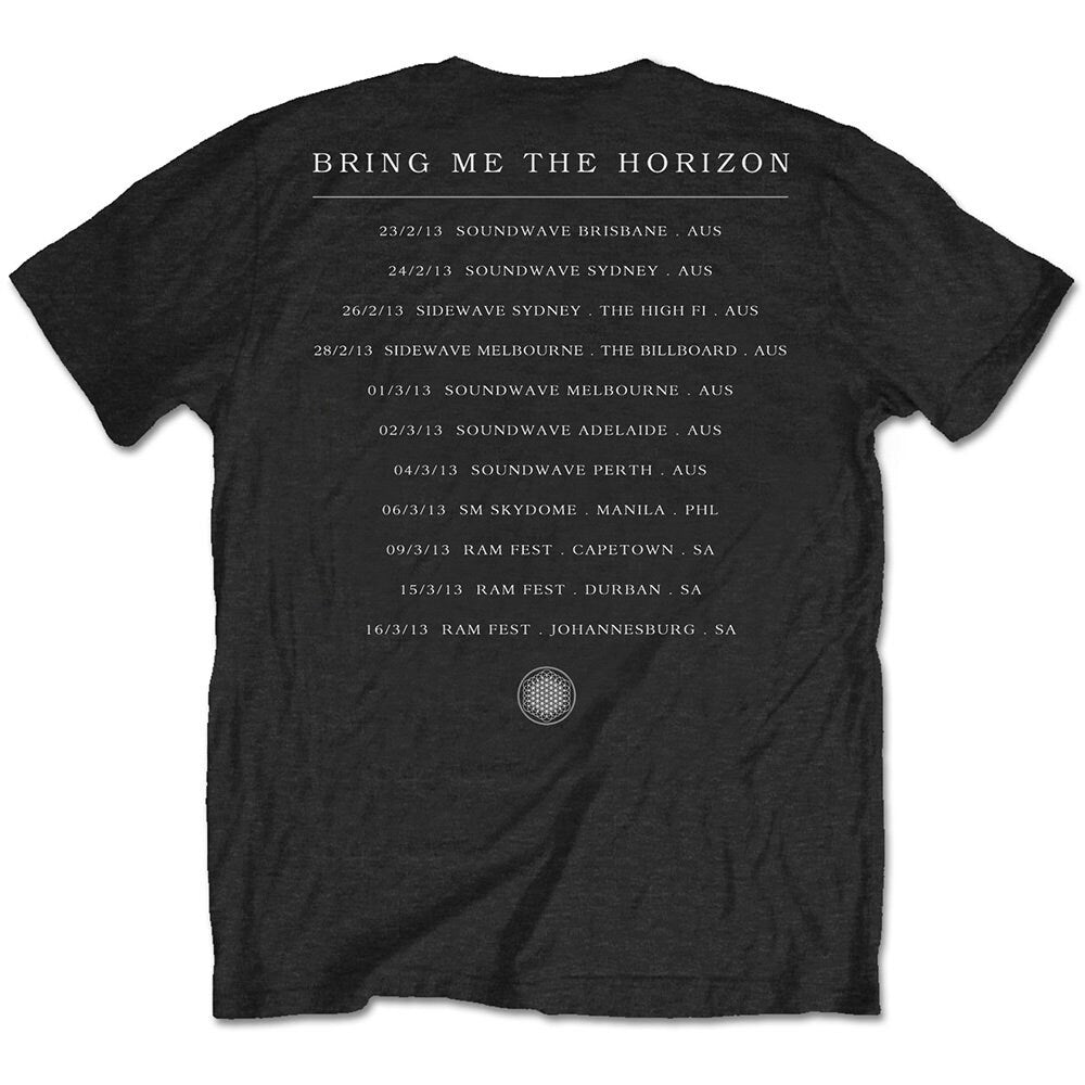 Bring Me The Horizon T-Shirt - Sempiternal Tour (Back Print) - Official Licensed Design - Worldwide Shipping