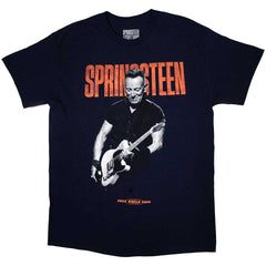 Bruce Springsteen T-Shirt - Tour Guitar (Back Print) - Unisex Official Licensed Design