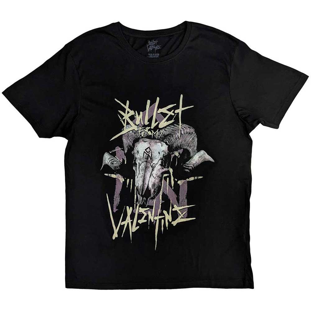 Bullet For My Valentine T-Shirt - Ram (Back Print)- Official Licensed Design