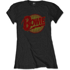 David Bowie Ladies T-Shirt - Diamond Dogs Vintage Design  - Official Licensed Design - Worldwide Shipping