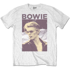 David Bowie Unisex T-Shirt - Smoking Design - Official Licensed Design - Worldwide Shipping