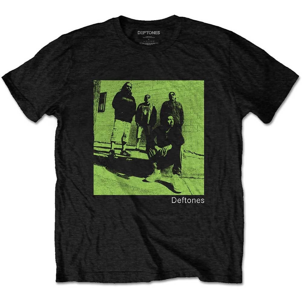 Deftones Adult T-Shirt - Green Photo - Official Licensed Design - Worldwide Shipping