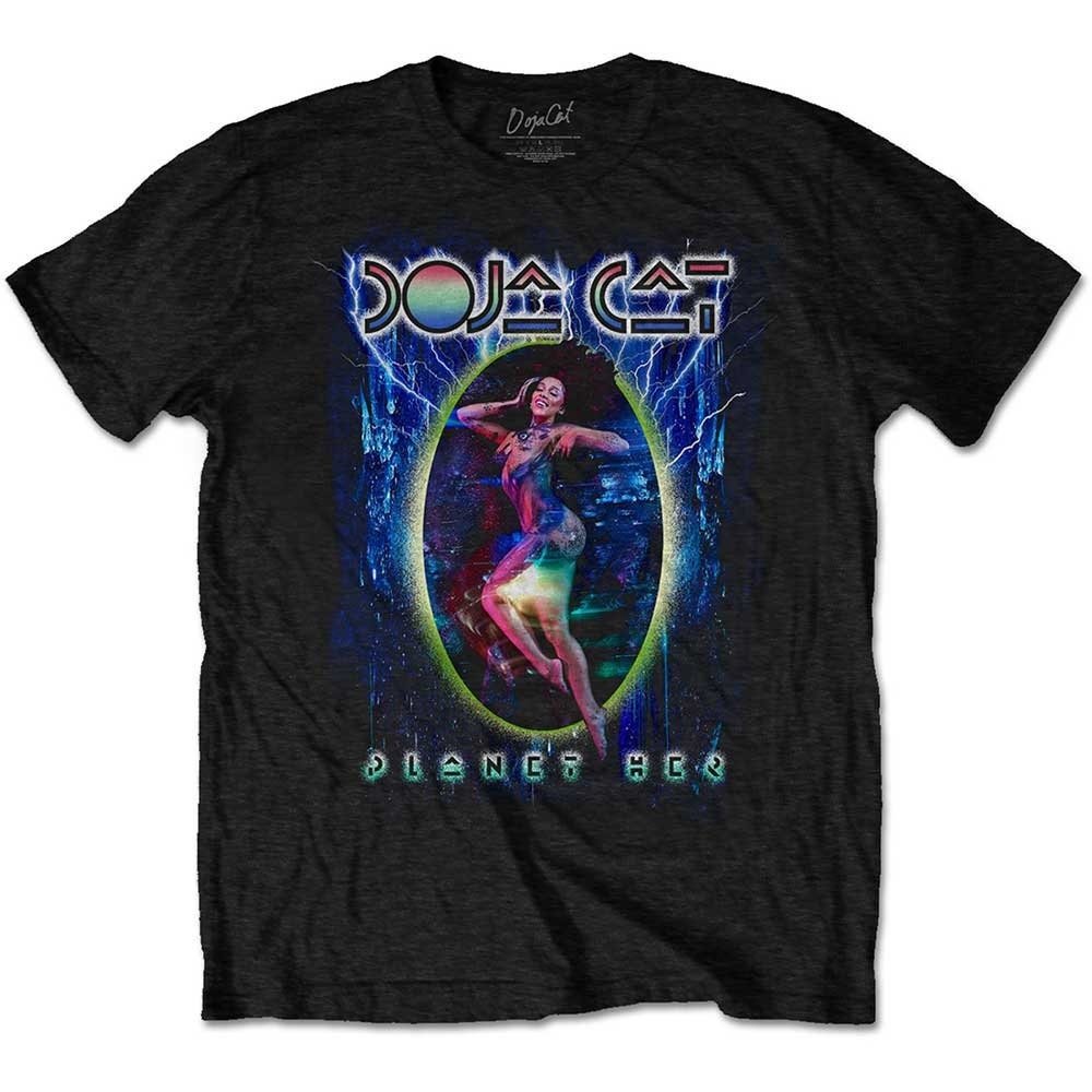 Doja Cat T-Shirt - Planet Her - Black Unisex Official Licensed Design - Worldwide Shipping