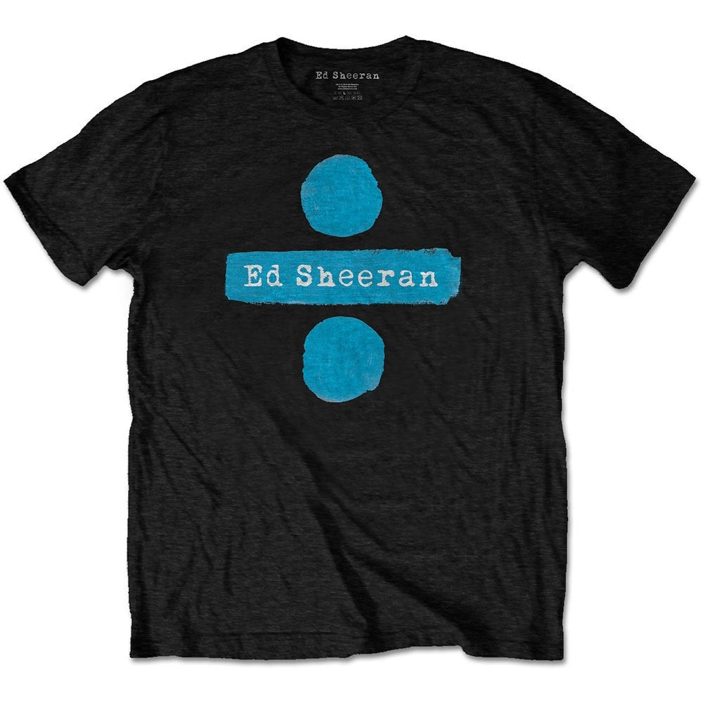 Ed Sheeran T-Shirt - Divide  - Black Unisex Official Licensed Design - Worldwide Shipping