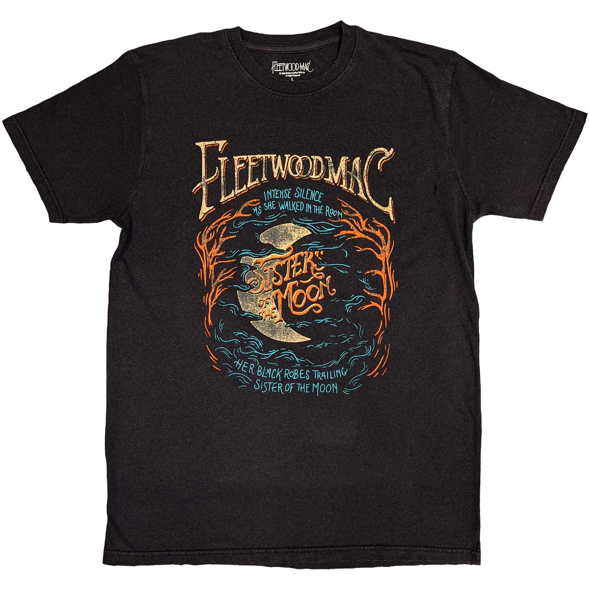 Fleetwood Mac T-Shirt für Erwachsene – Farbe „Sisters of the Moon“ – Offizielles Lizenzdesign