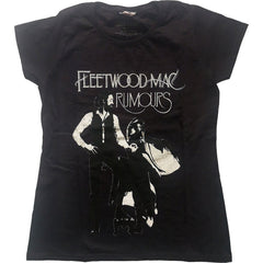 Fleetwood Mac Ladies T-Shirt - Rumours - Ladyfit Official Licensed Design - Worldwide Shipping