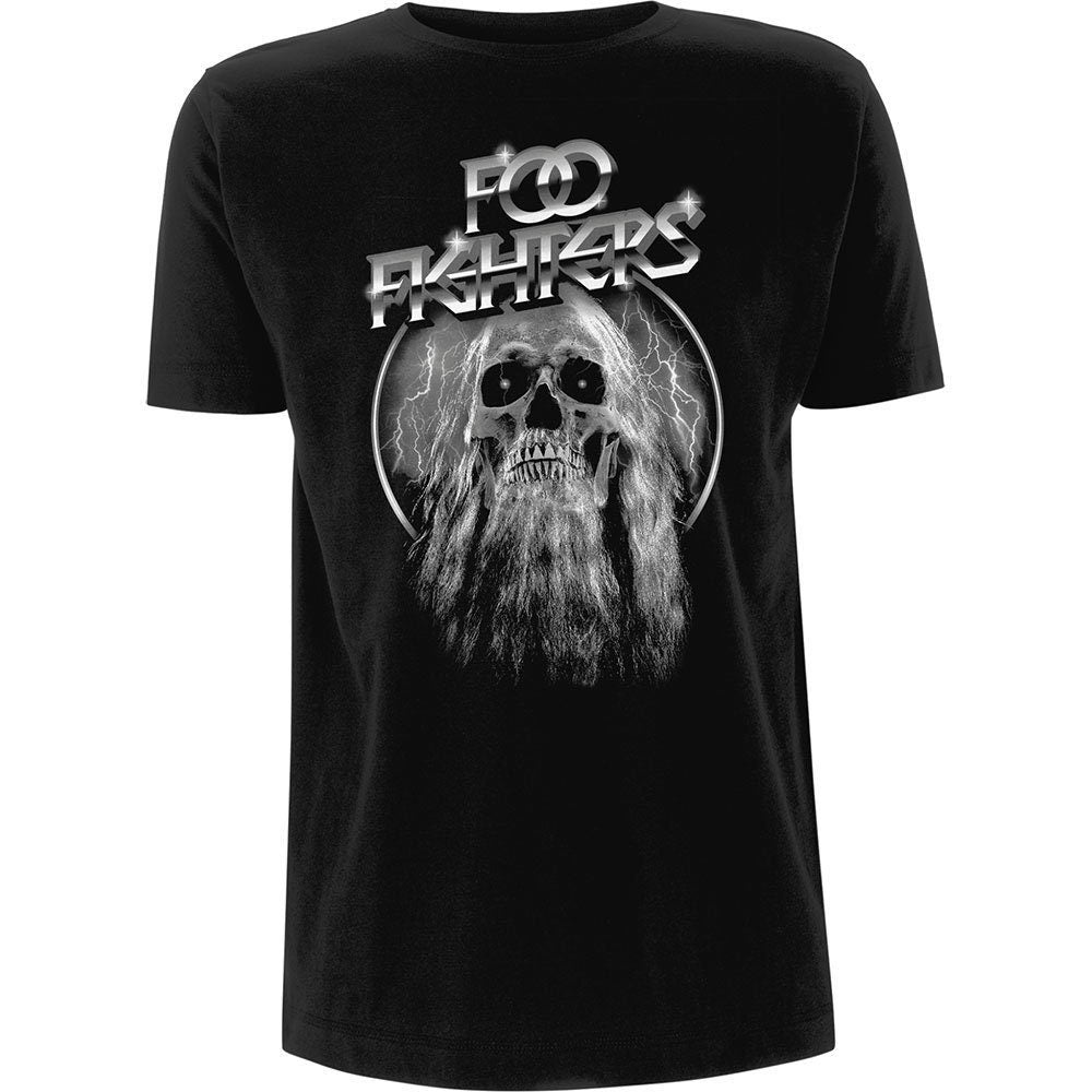 Foo Fighters T-Shirt – Bearded Skull – Unisex, offizielles Lizenzdesign – weltweiter Versand