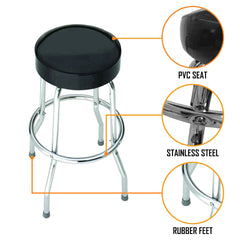 Tabouret de bar Ghost - Produit officiel Rocksax - Livraison gratuite au Royaume-Uni !