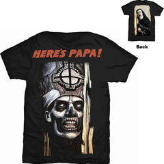 Ghost T-Shirt – Here's Papa (Rückendruck) – Unisex, offizielles Lizenzdesign – weltweiter Versand