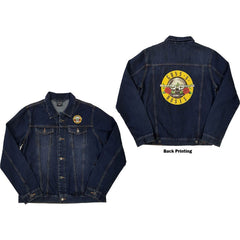 Veste en jean GUNS N' ROSES - Logo classique Design sous licence officielle