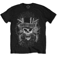 Guns N' Roses T-Shirt - Faded Skull - Conception sous licence officielle - Expédition mondiale