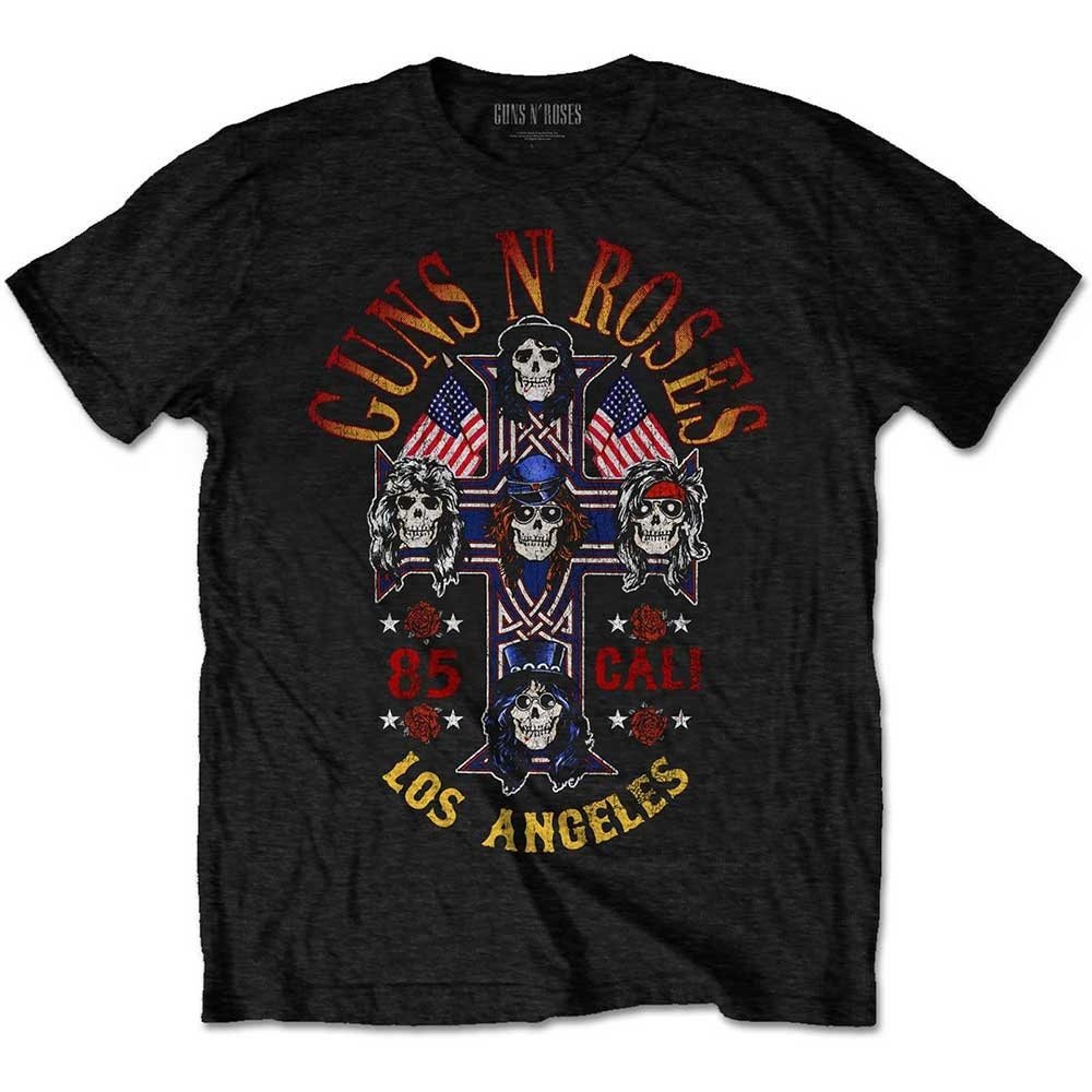 Guns N' Roses T-Shirt -Cali'85 - Conception sous licence officielle - Expédition mondiale