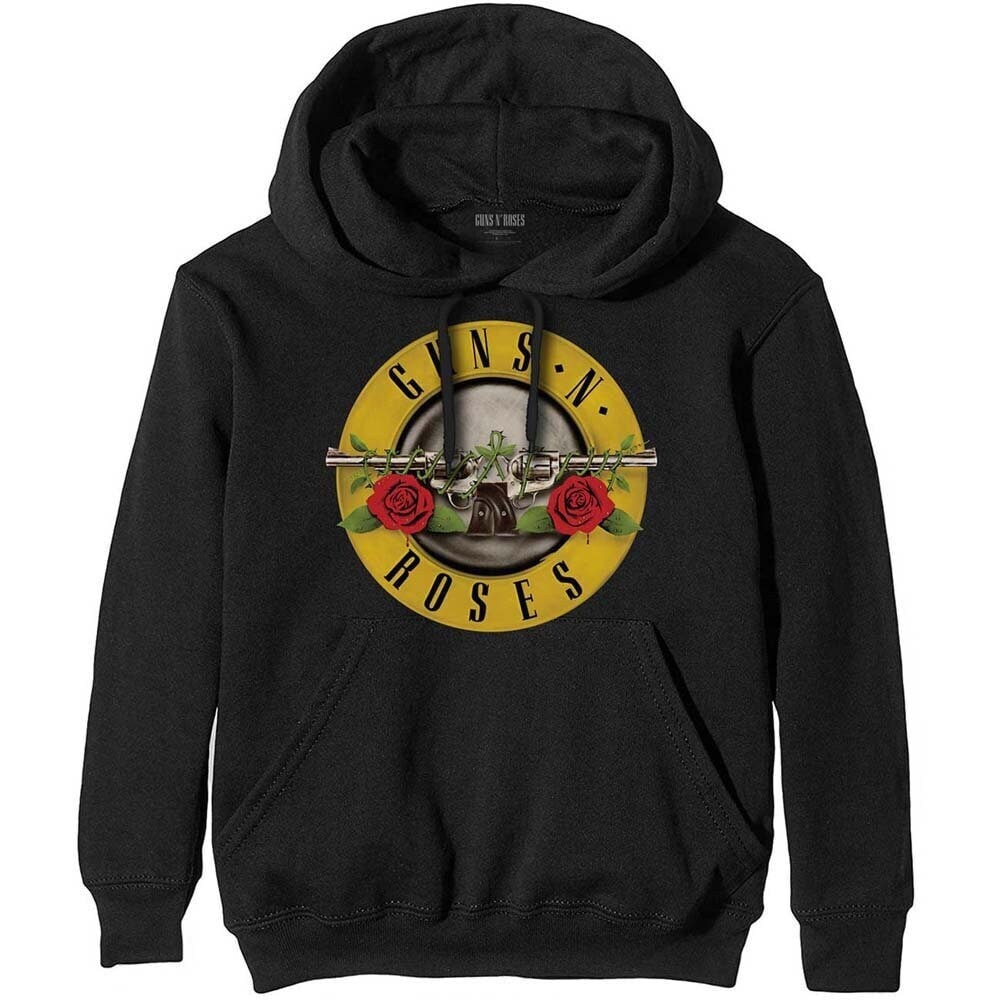 Guns N' Roses Unisex Pullover Hoodie - Classic Logo Design - Official Licensed Design - Worldwide Shipping