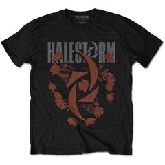 Halestorm T-Shirt – Blumenstrauß – Offizielles Lizenzdesign – Weltweiter Versand