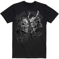 T-shirt adulte Iron Maiden - Senjutsu Large Greyscale Heads - Conception sous licence officielle - Expédition mondiale