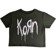 Korn Ladies Crop Top- Still a Freak (Back Print)  - Official Licensed Design