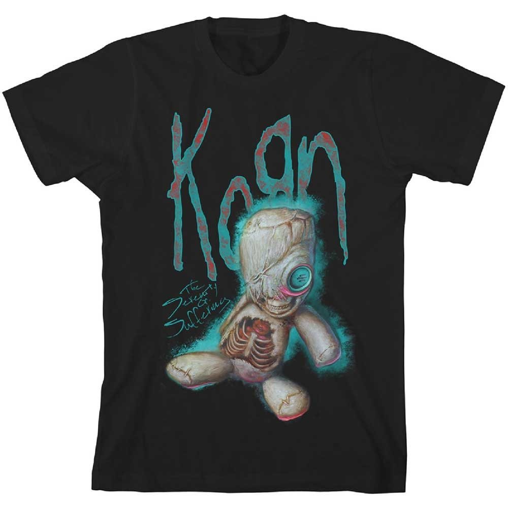 Korn T-Shirt – SOS-Puppe (Rückendruck) – Unisex, offizielles Lizenzdesign – weltweiter Versand