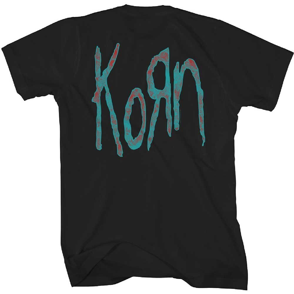 Korn T-Shirt – SOS-Puppe (Rückendruck) – Unisex, offizielles Lizenzdesign – weltweiter Versand