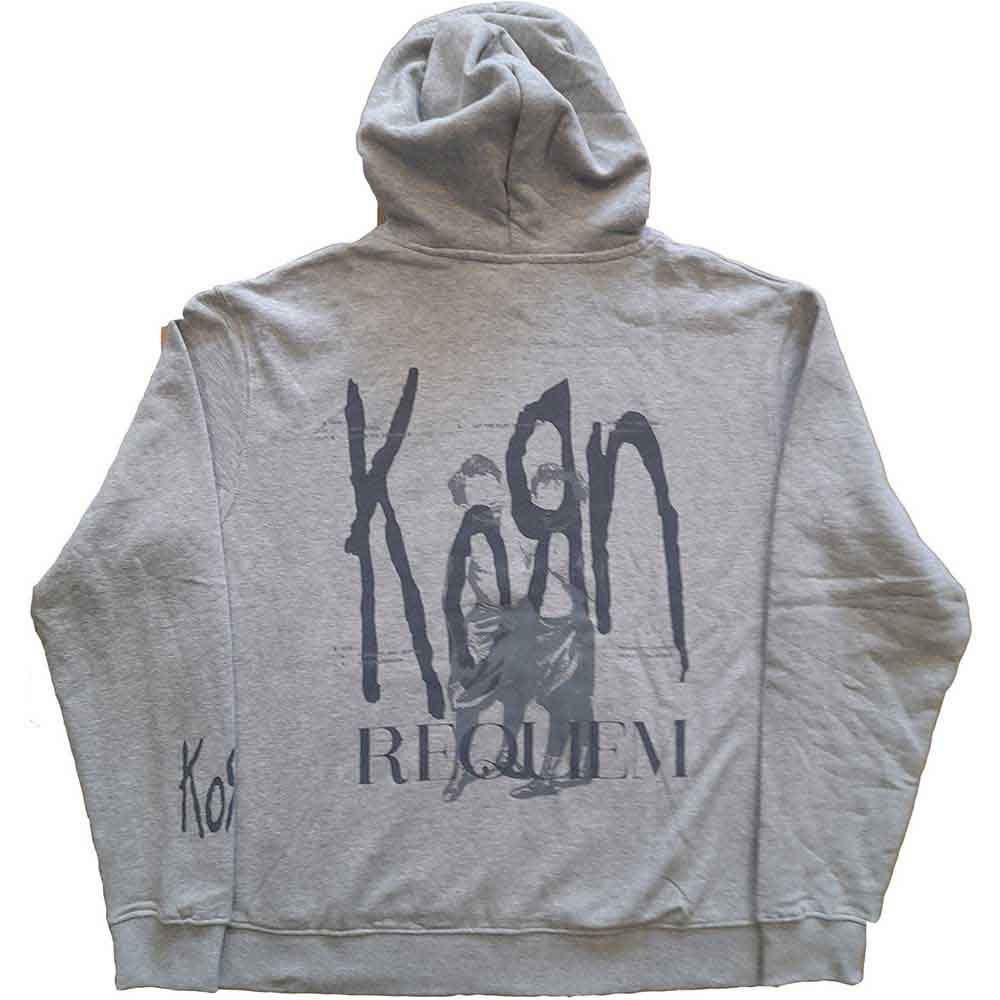 Korn Unisex Hoodie - Requiem (Back Print)- Unisex Official Licensed Design